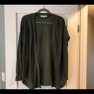 LOFT lightweight open cardigan